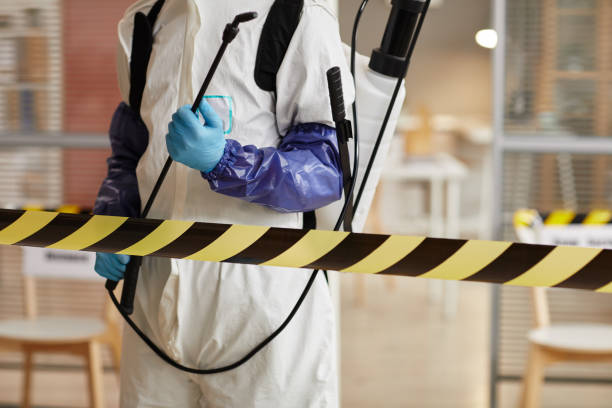 Professional Biohazard Cleanup technician working in Clinton, PA